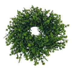   Műzöld koszorú alap 10 - 21 cm alap - 37 cm teljes átmérő 