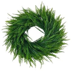   Műzöld koszorú alap 9 - 20 cm alap - 35 cm teljes átmérő 