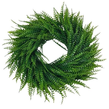 Műzöld koszorú alap 9 - 20 cm alap - 35 cm teljes átmérő 