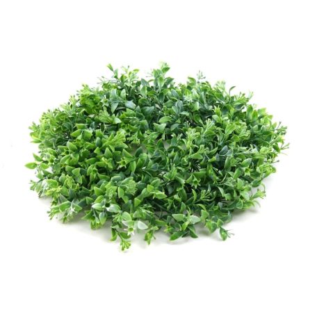 Műzöld koszorú alap 21 - 20 cm alap - 35 cm teljes átmérő 