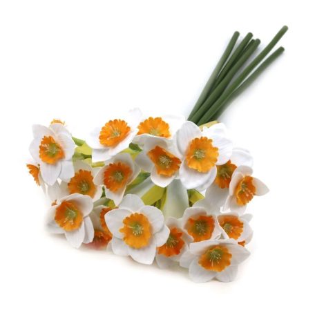 Nárcisz köteg - Fehér - 33 cm - 6 szál/köteg