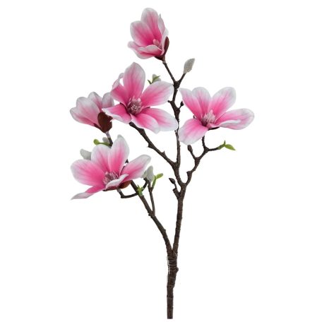 Magnólia ág B - Rózsaszín - 52 cm  