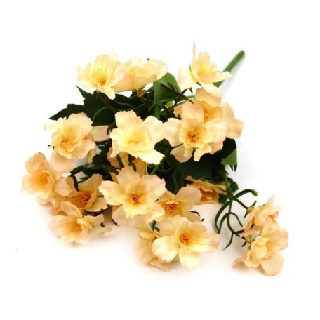 Vegyes színű kicsi csokor 125 - Barack - 33 cm