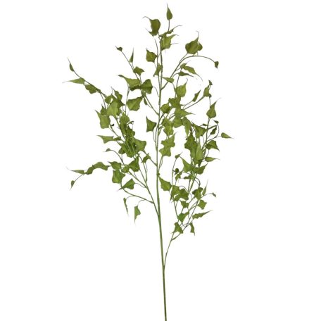 Leveles műzöld dekor ág 1 - Zöld - 98 cm