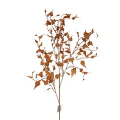 Leveles műzöld dekor ág 1 - Antik narancs - 98 cm