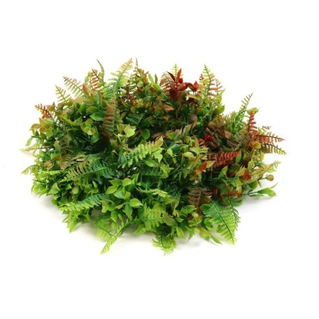 Műzöld koszorú alap 20 - 20 cm alap - 35 cm a teljes átmérő 