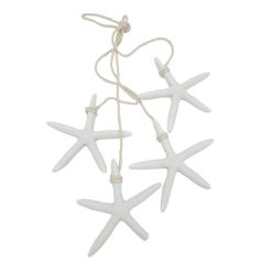 Tengeri csillag - Fehér - 8,5 cm - 4 db/csomag 