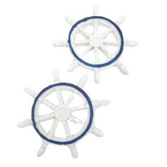 Nyári dekor - Hajókormány nagy - 9,5 cm - 2 db/csomag