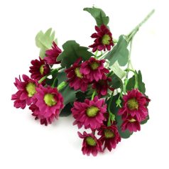Kicsi virágú margaréta csokor - Pink - 32 cm