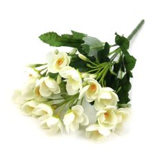 Vegyes színű kicsi csokor 136 - Fehér - 31 cm