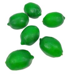 Mű egész lime - 7 cm - 6 db/csomag 