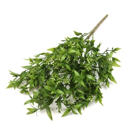 Nagy fürtbogyós műzöld csokor - Zöld - 60 cm