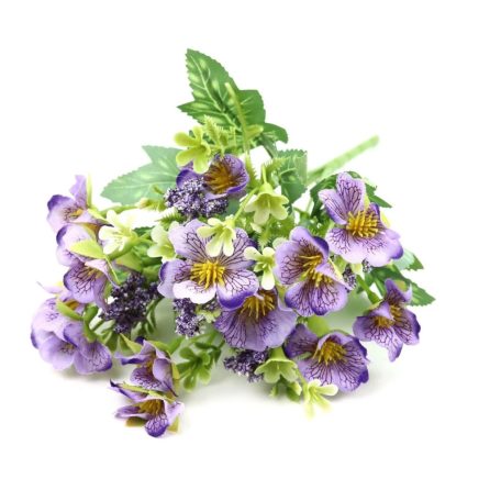 Apró virágú árvácska csokor - Lila - 28 cm