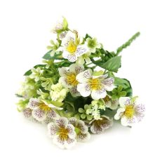  Apró virágú árvácska csokor - Tört fehér - 28 cm