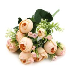 Vegyes színű kicsi csokor 153 - Barack - 28 cm