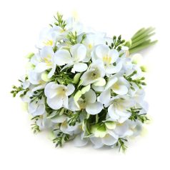 Dekor hortenzia köteg - Halvány kék - 30 cm
