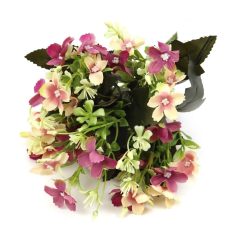 Vegyes színű kicsi csokor 158 - Mályva - 29 cm 