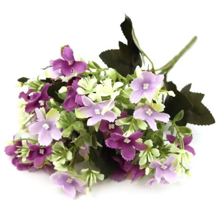  Vegyes színű kicsi csokor 158 - Lila - 29 cm