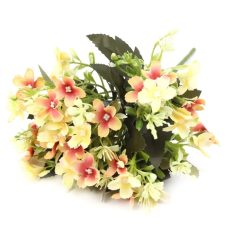 Vegyes színű kicsi csokor 158 - Cirmos barack - 29 cm