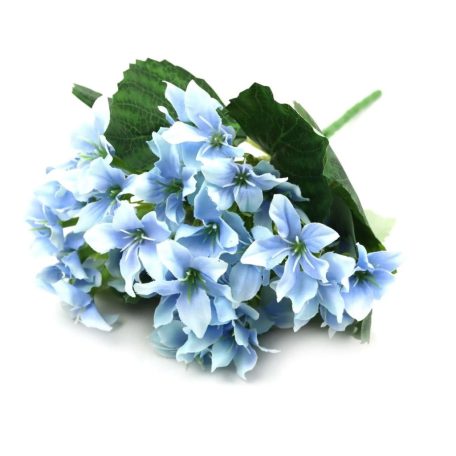 Vegyes színű kicsi csokor 147 - Kék - 30 cm 