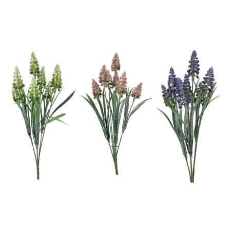 Muscari csokor hamvas - 3 színben - 33 cm 