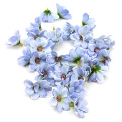 Dekor fejvirág 37 - Világos kék - 4,5 cm - 30 db/csomag