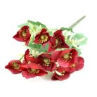 Pipacsos kicsi csokor - Piros - 30 cm 