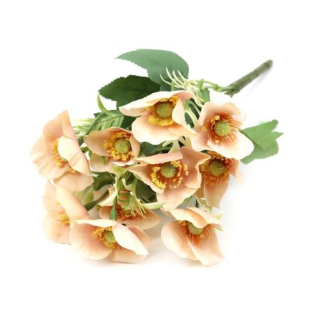 Pipacsos kicsi csokor - Barack - 30 cm
