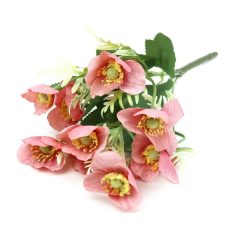 Pipacsos kicsi csokor -  Rózsaszín - 30 cm
