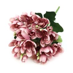 Vegyes színű kicsi csokor 151 - Mályva - 33 cm 