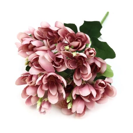 Vegyes színű kicsi csokor 151 - Mályva - 33 cm 