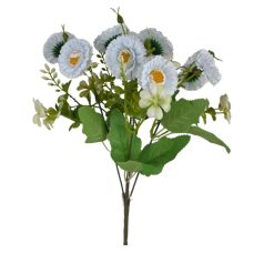 Százszorszép csokor - Halványkék - 31 cm