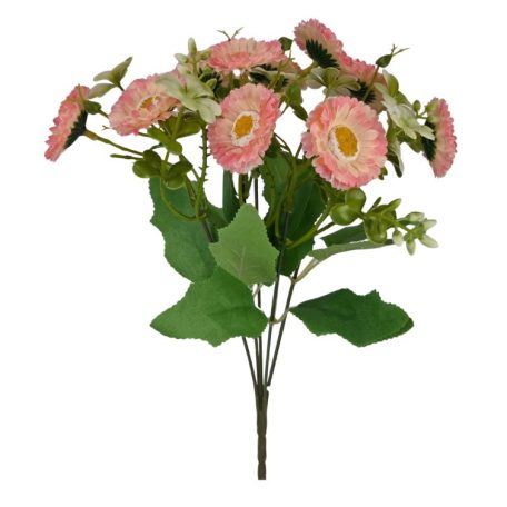 Százszorszép csokor - Barack - 31 cm