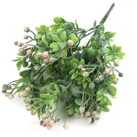 Műzöld 418 - Rózsaszín végű - 32 cm 