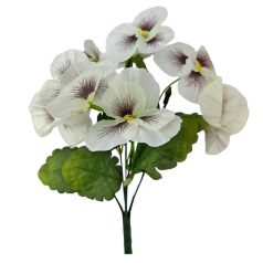 Árvácska csokor - Fehér - 28 cm   