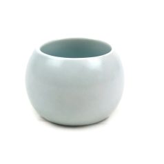 Mini színes gömb kaspó - Kék - 5,5x4 cm 