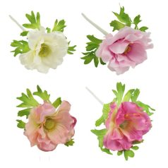 Szálas anemone - 4 színben - 30 cm
