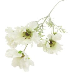 Cakkos szirmú szálas virág - Fehér - 60 cm