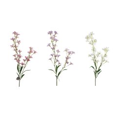 Virágos ág 15 - Fehér-lila, rózsaszín - 90 cm