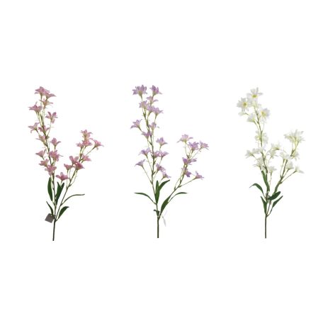 Virágos ág 15 - Fehér-lila, rózsaszín - 90 cm