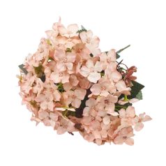 7 ágas hortenzia csokor - Fáradt rózsaszín - 41 cm 