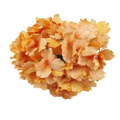 Erezett szirmú hortenzia csokor - Napsárga - 45 cm
