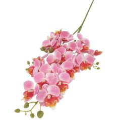  Kicsi virágú phalenopsis ág - Rózsaszín - 77 cm