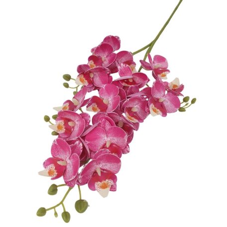 Kicsi virágú phalenopsis ág - Pink - 77 cm