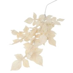 Őszi levél ág 1 - Krém - 96 cm