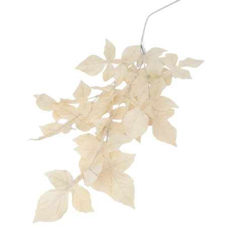 Őszi levél ág 1 - Krém - 96 cm