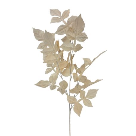 Őszi levél ág 1 - Krém - 96 cm