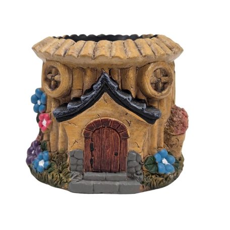 Manóház kaspó - A - 10x10x9 cm