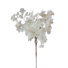 Virágos ág 23 - Fehér - 82 cm