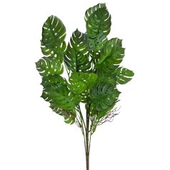 Hosszúkás műzöld csokor 7 - Sötétzöld - 60 cm